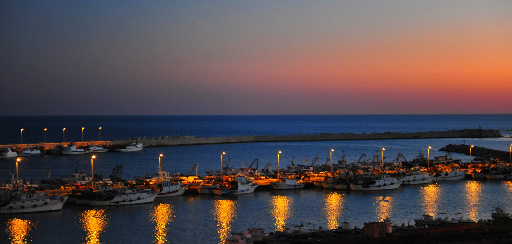 mare di Sciacca al tramonto